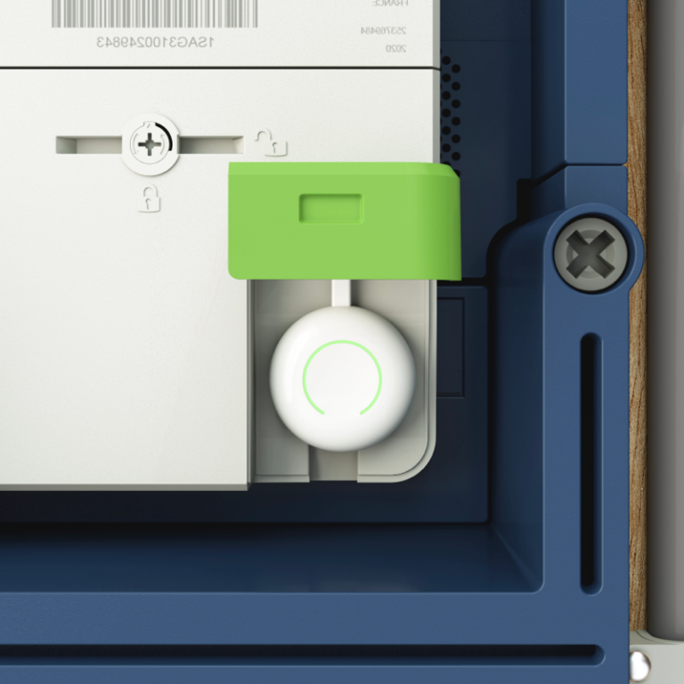 HomeWizard P1 Meter branché sur un compteur numérique